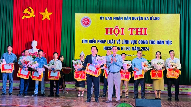 Hội thi tìm hiểu pháp luật về lĩnh vực công tác dân tộc huyện Ea H’Leo năm 2024